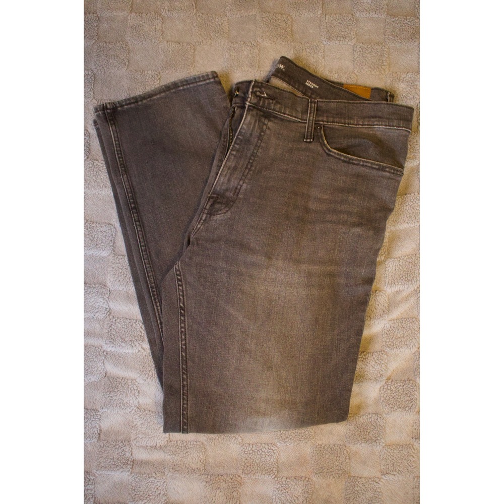 Goodfellow & Co Mens Straight Fit Total Flex Jeans Charcoal Gray Denim Pants